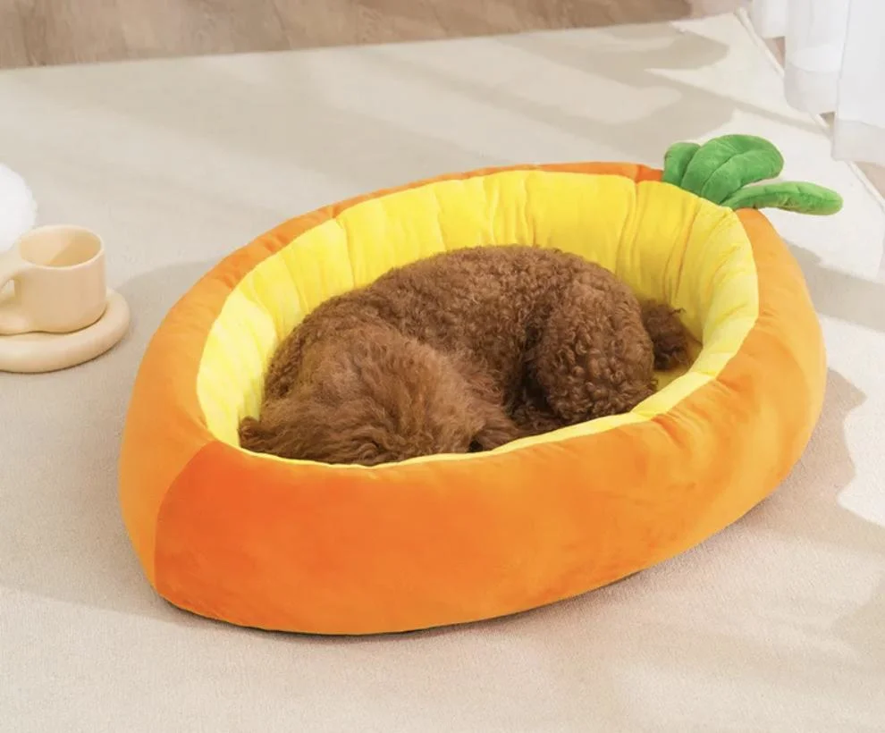 Carrot Shaped Dog Bed Pet Bed Cute Creative Dog Sofa