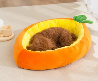 Carrot Shaped Dog Bed Pet Bed Cute Creative Dog Sofa